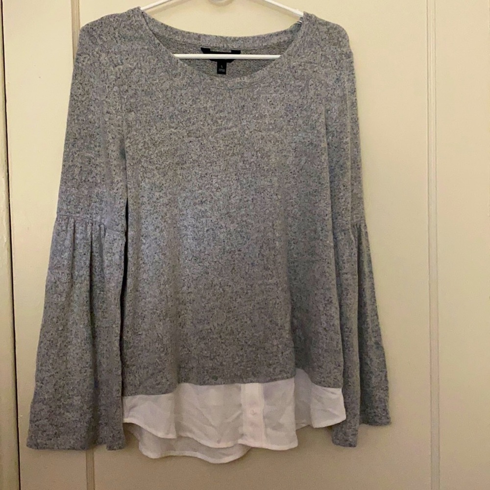 Simply Vera Vera Wang gray long sleeve size: S